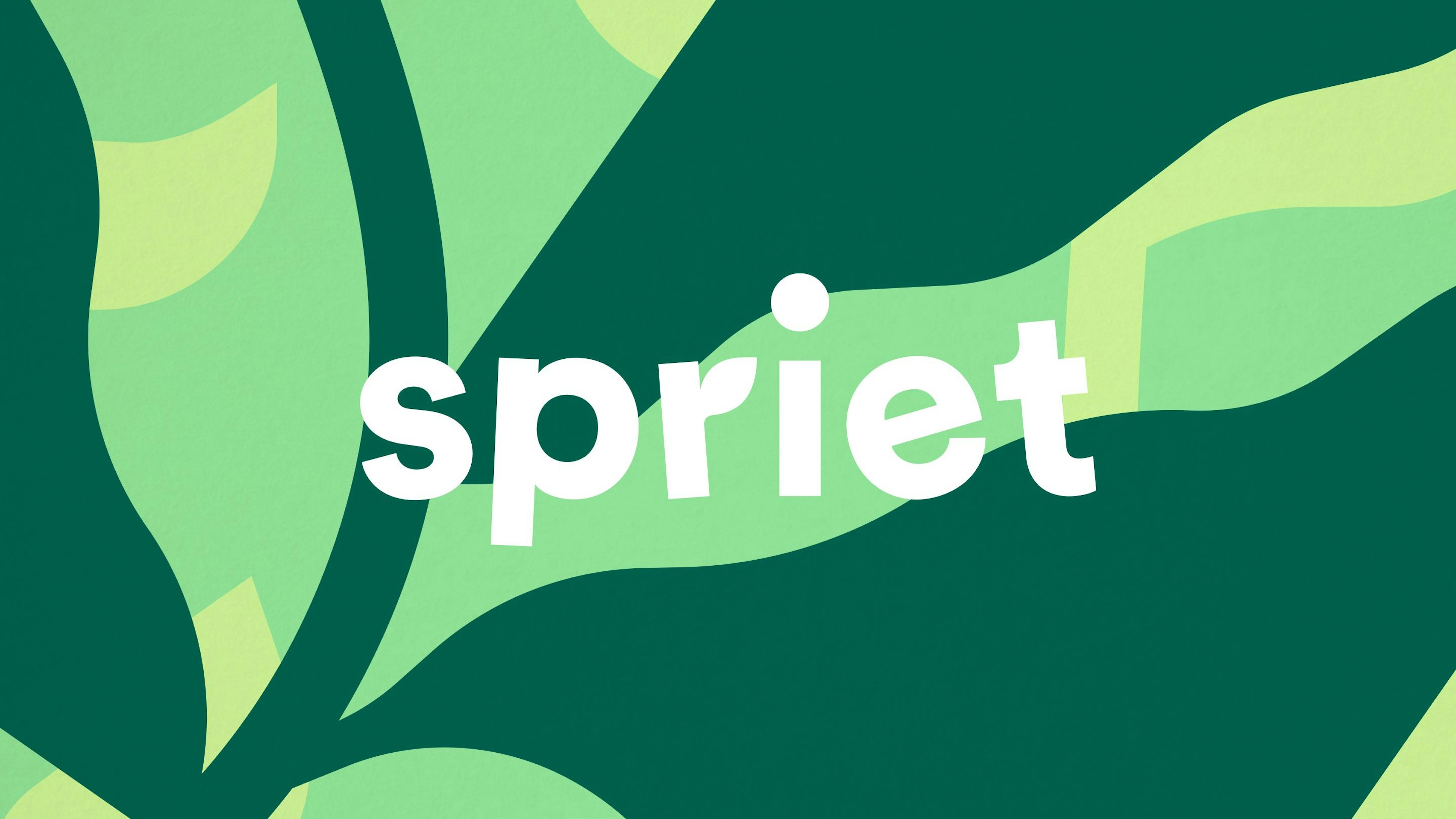 the spriet logo on a green background