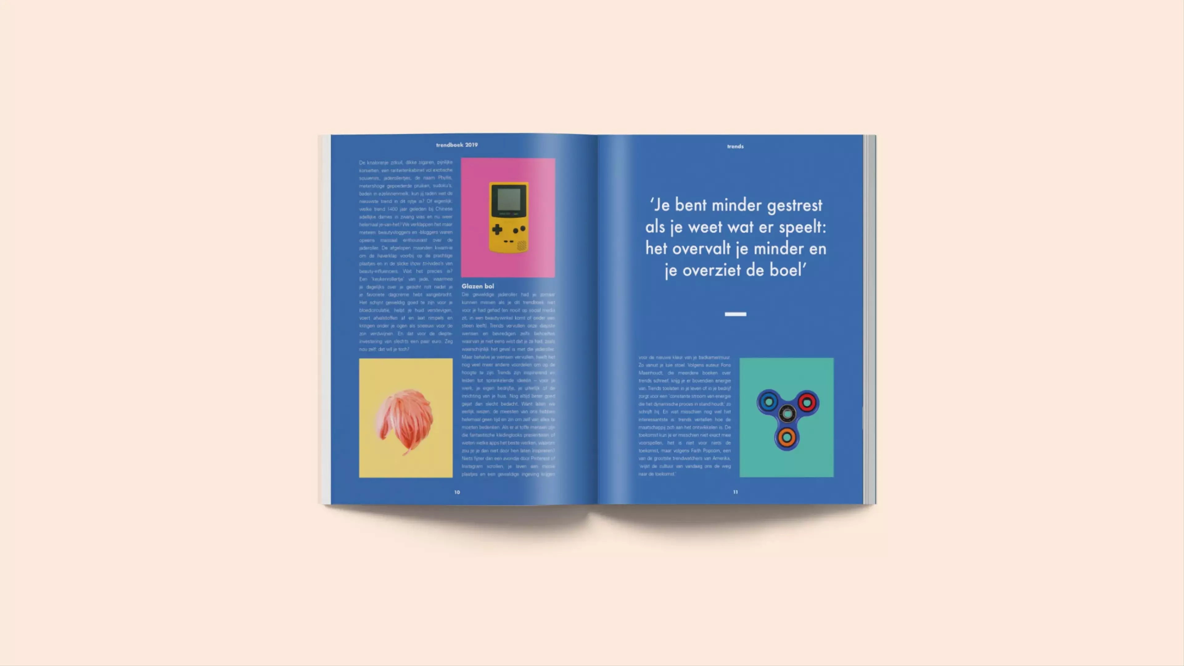 A gif of the 2019 trend book